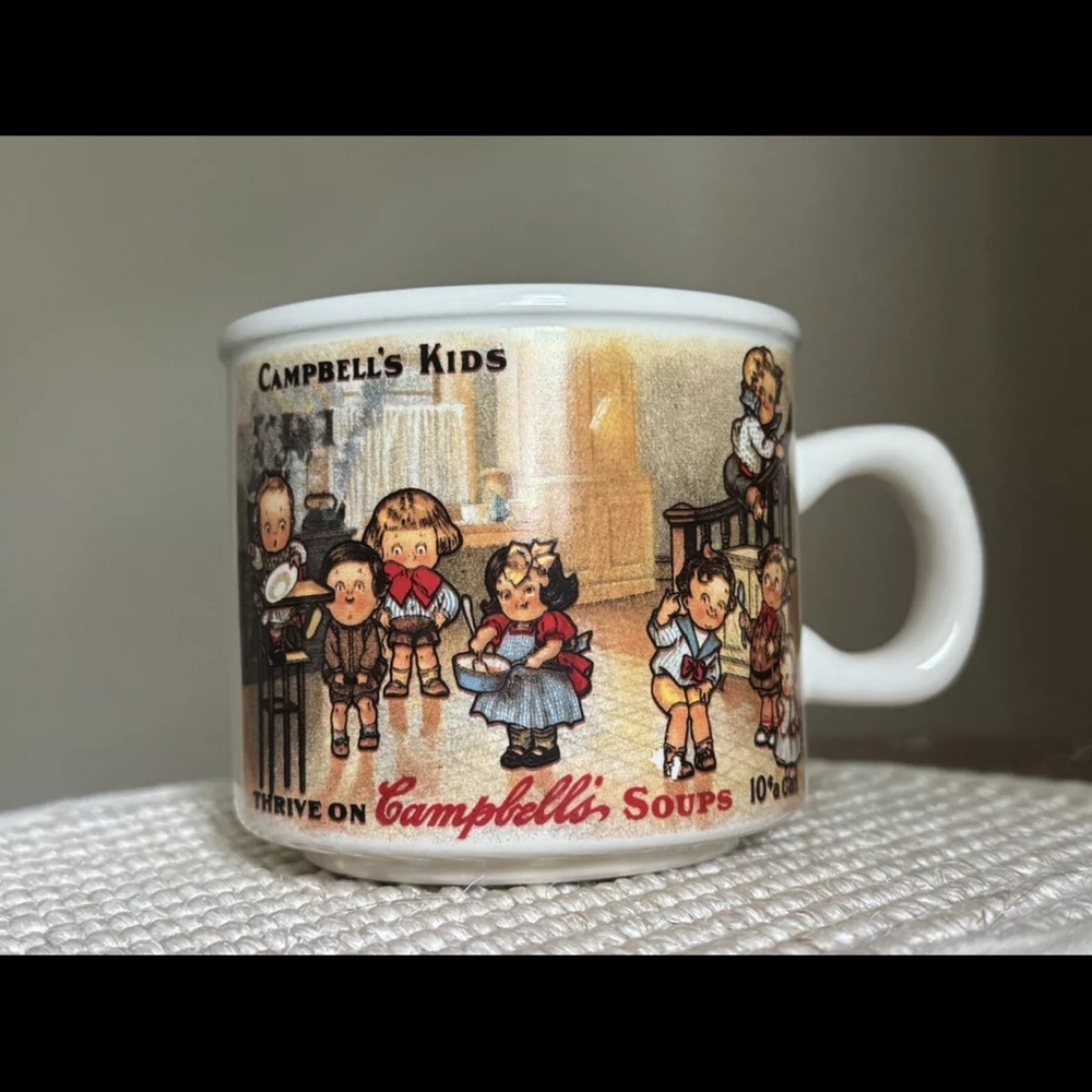 Vintage Campbell's Kids Soup Mug Bowl Westwood Campbell's Kids 1994